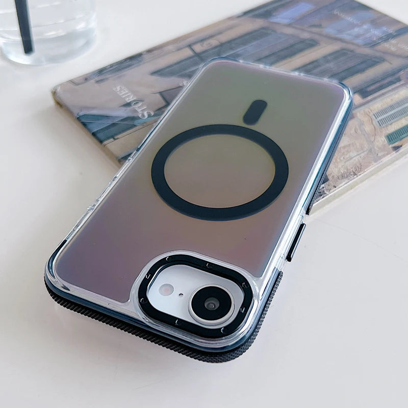Luxury Magnetic TPU + Hard PC Case for iPhone 16e