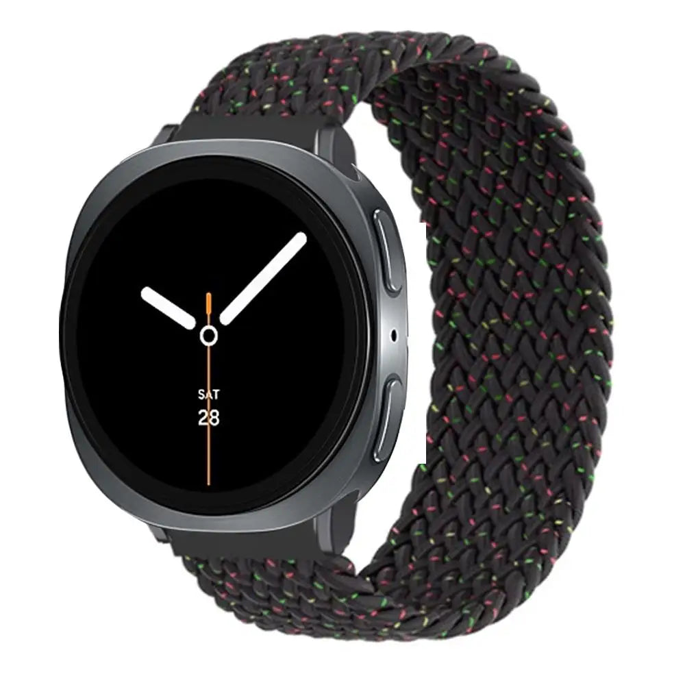 Elastic Braided Solo Loop Band for Samsung Galaxy Watch 8 & Galaxy Watch 8 Classic