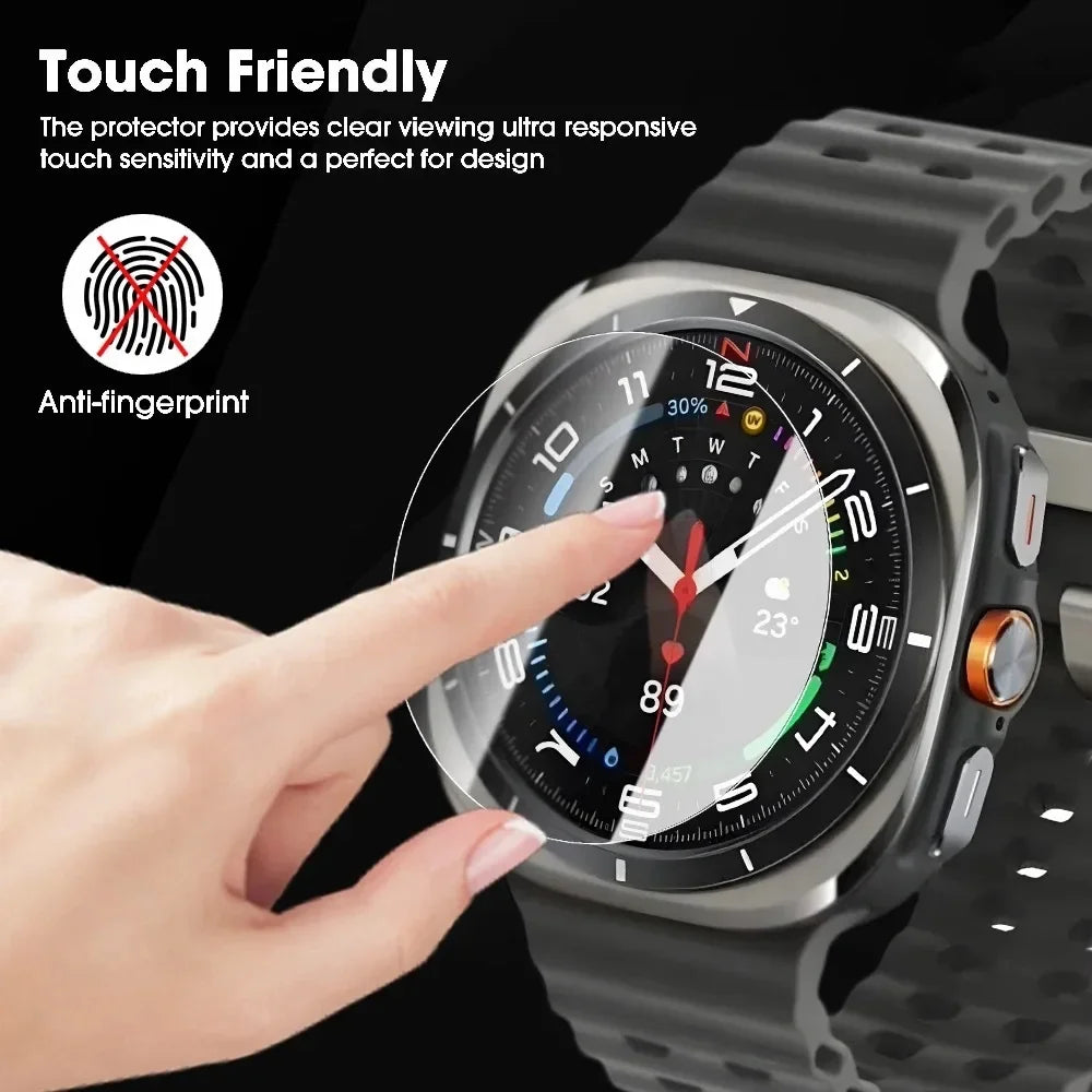 Scratch-Resistant Tempered Glass Screen Protector for Samsung Galaxy Watch 7