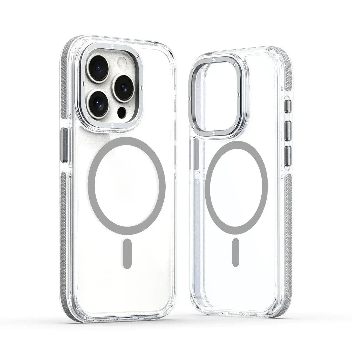 Shockproof MagSafe Clear Case for iPhone 15 Series