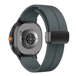 Silicone Magnetic Buckle Strap for Samsung Galaxy Watch 8 /  Galaxy Watch 8 Classic