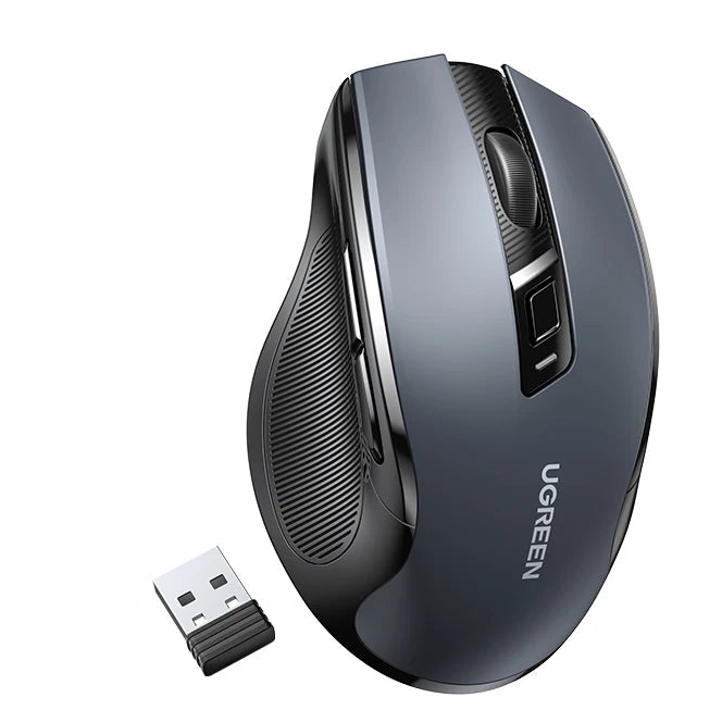 UGREEN Silent-Click Ergonomic Wireless Mouse