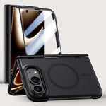 Matte Skin Feel MagSafe Case with Raised Lens Protection Ring for iPhone Duo
