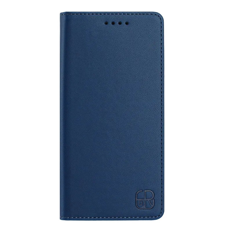 Luxury RFID Blocking Leather Flip Wallet Case for iPhone 17 Series
