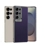 Shockproof Electroplate Leather Phone Case for Samsung Galaxy S25 Ultra
