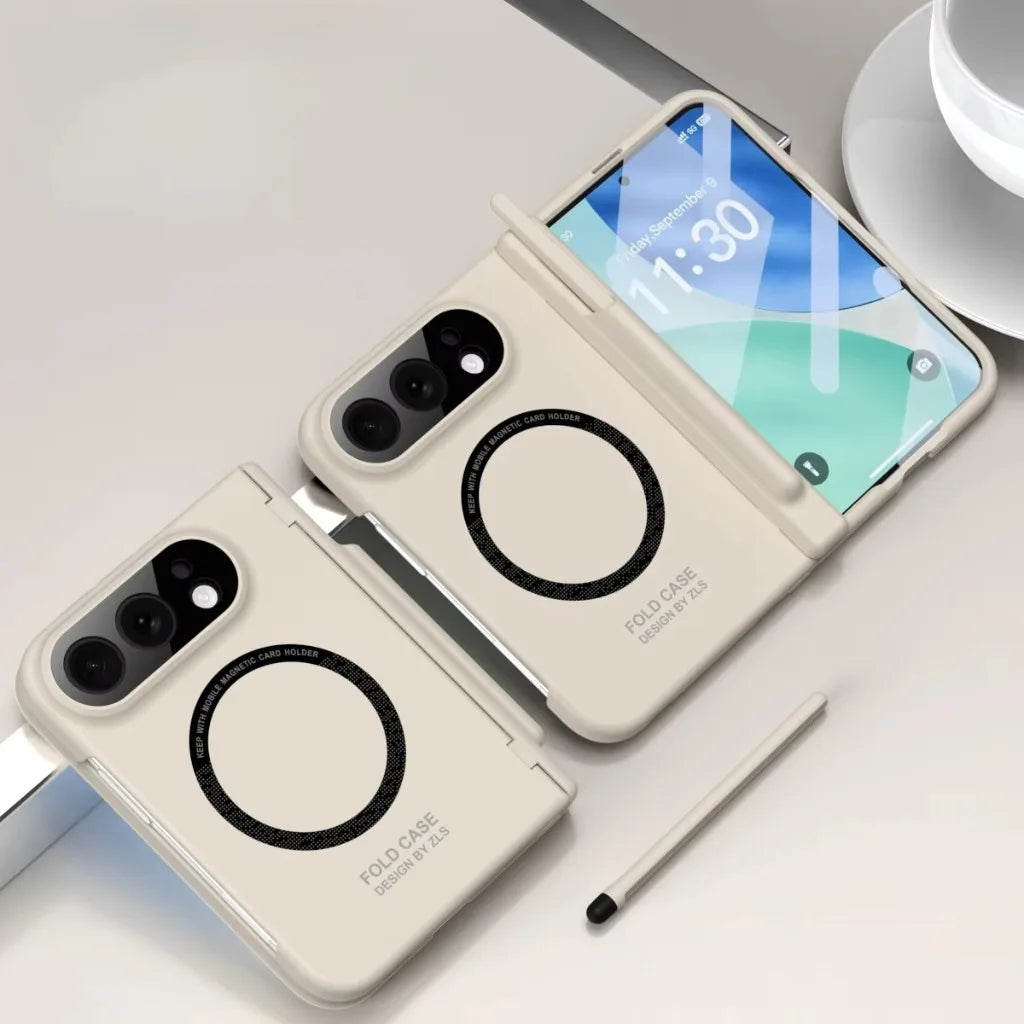 Foldable Screen and Hinge Protection Case with MagSafe Ring for iPhone Duo