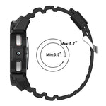 Rugged Armor Case + Sports Silicone Band for Samsung Galaxy Watch 6