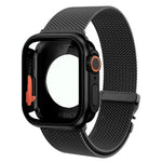 Magnetic Milanese Band with Shockproof Ultra Bumper Case for Apple Watch
