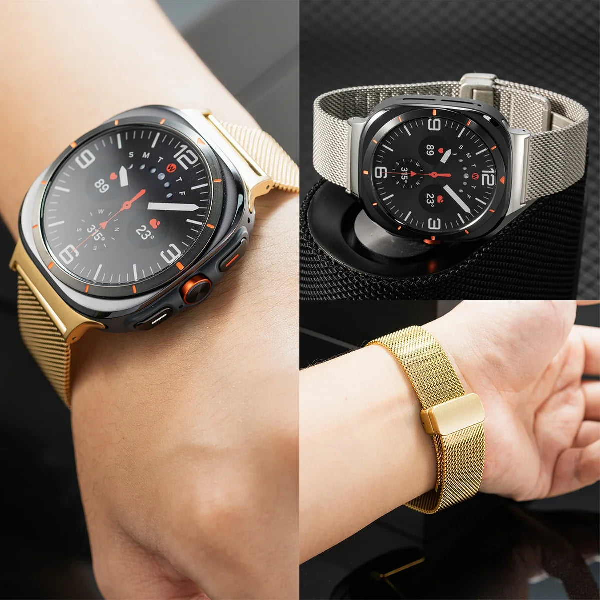 Milanese Magnetic Strap for Samsung Galaxy Watch Ultra and Samsung Galaxy Watch Ultra (2025)