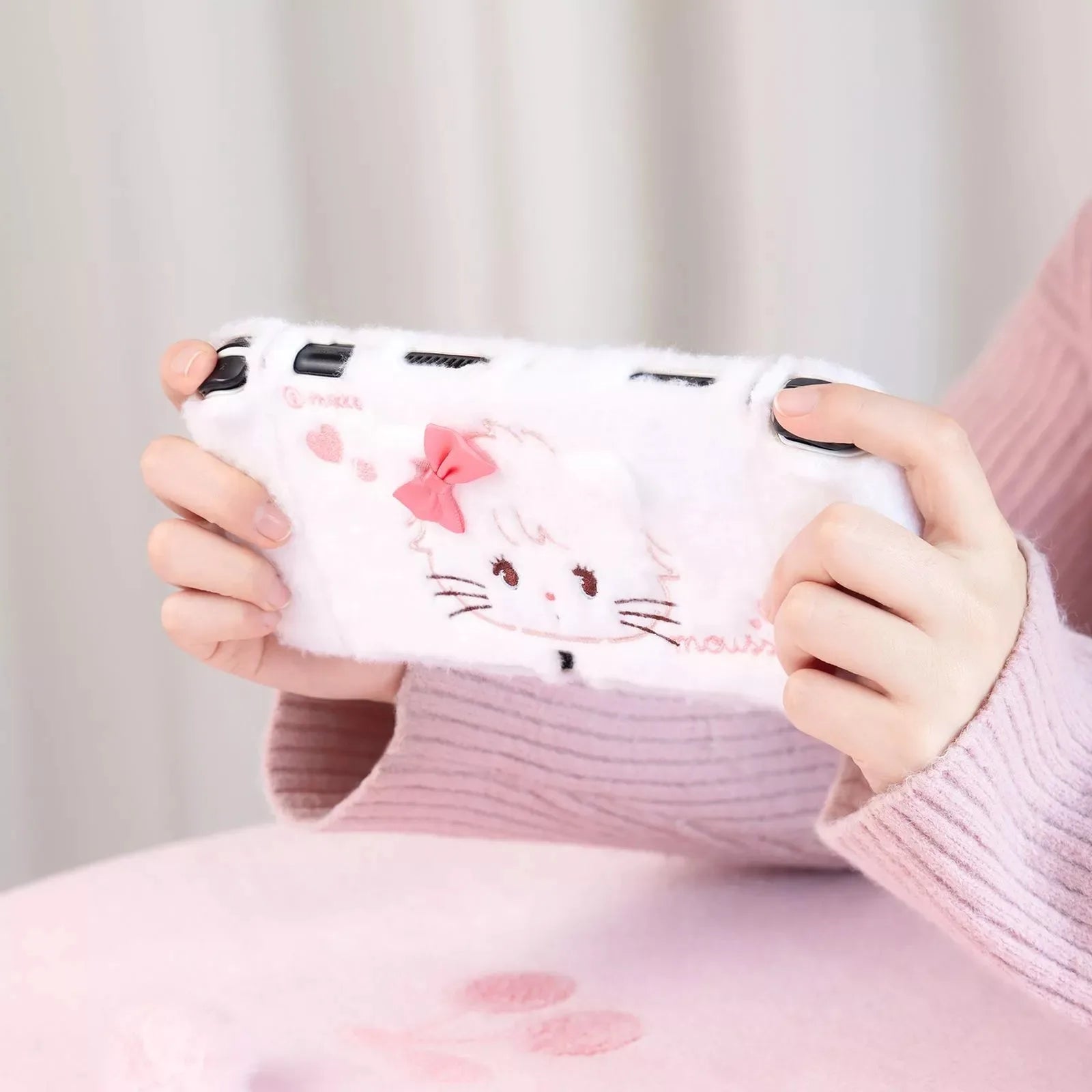 Fluffy Protective Case for Nintendo Switch OLED & Joy-Con Controllers