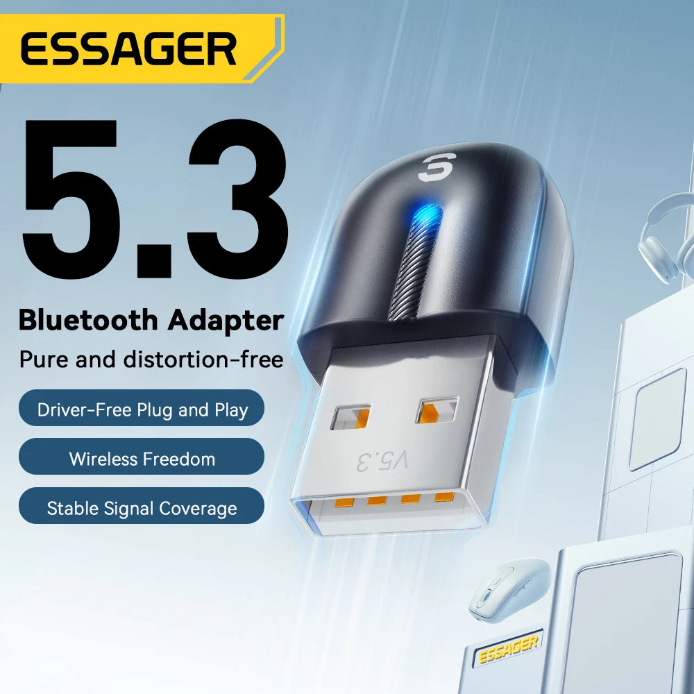 Essager Bluetooth 5.3 USB Transmitter & Receiver