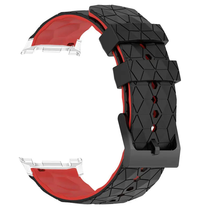 Soft Silicone Football Pattern Watchband for Samsung Galaxy Watch 8 / Galaxy Watch 8 Classic