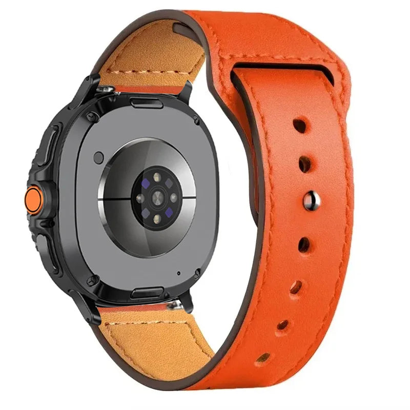 Comfortable Leather Wrist Strap for Samsung Galaxy Watch Ultra