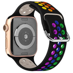 Breathable Silicone Sport Wrist Strap for Apple Watch