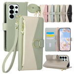 Crossbody Leather Wallet Case for Samsung Galaxy S26 Series