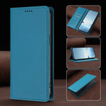 Samsung Galaxy S26 Series Leather Wallet Cover with Magnetic Closure