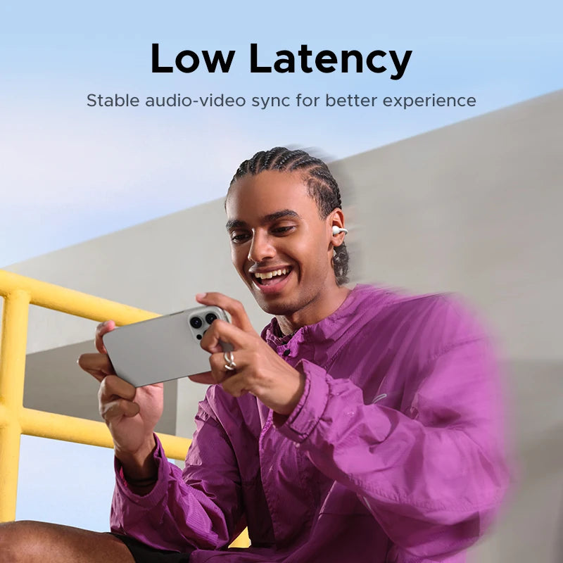 UGREEN ClipBuds Magic TWS Bluetooth Earphones with Smart LCD Display & AI Call Noise Cancellation