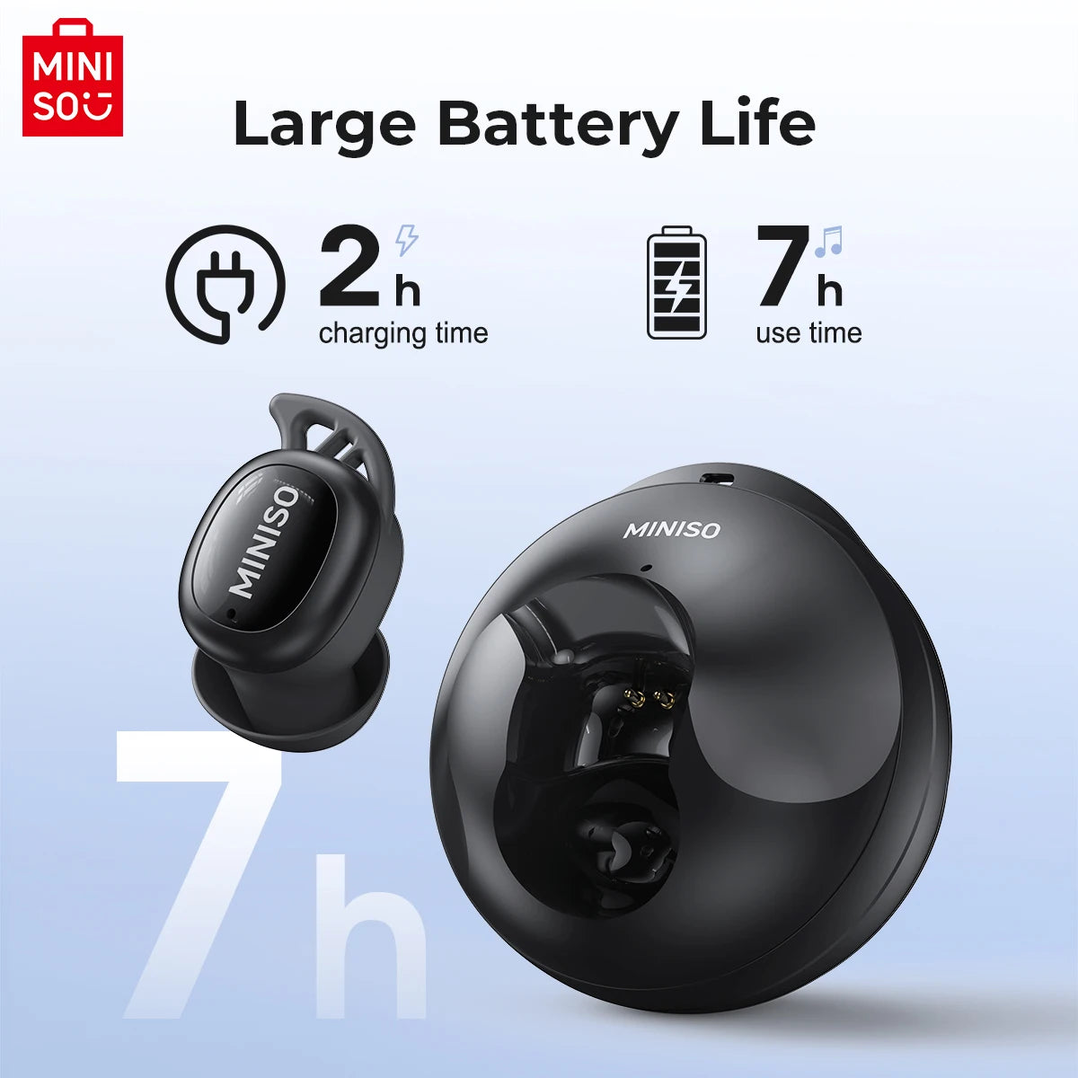 MINISO X16 Bluetooth 5.4 Sleep Earbuds for Side Sleepers