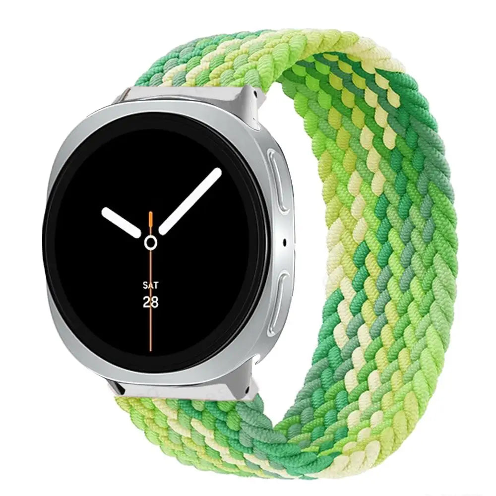 Elastic Braided Solo Loop Band for Samsung Galaxy Watch 8 & Galaxy Watch 8 Classic