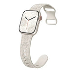 Floral Rose Engraved Bracelet Strap for Apple Watch