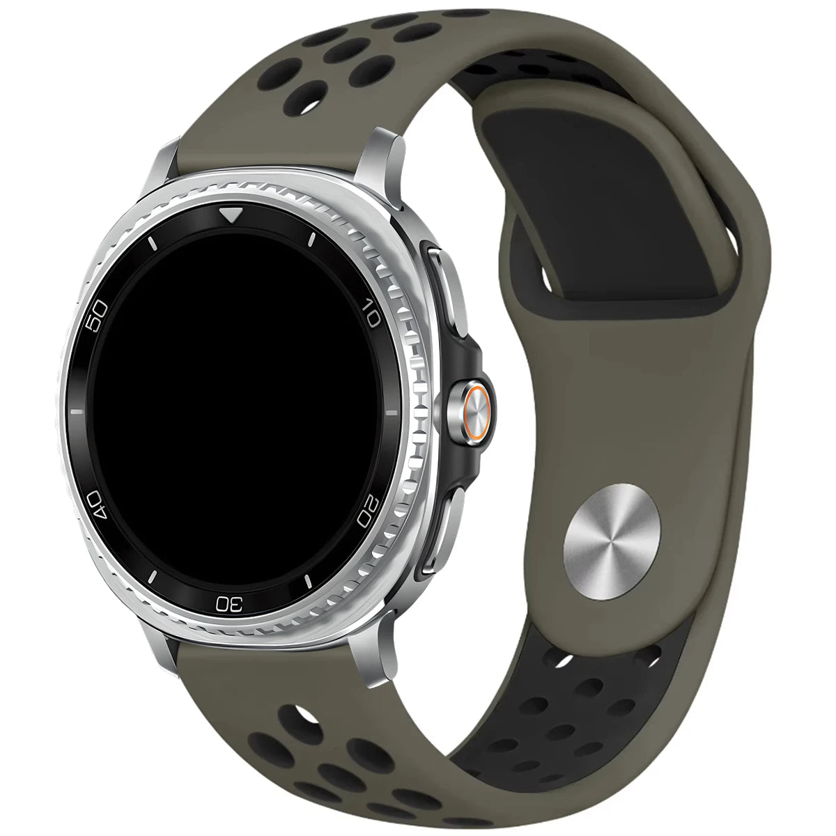 Dual Color Soft Silicone Sport Band for Samsung Galaxy Watch 8 & Galaxy Watch 8 Classic