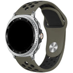 Dual Color Soft Silicone Sport Band for Samsung Galaxy Watch 8 & Galaxy Watch 8 Classic