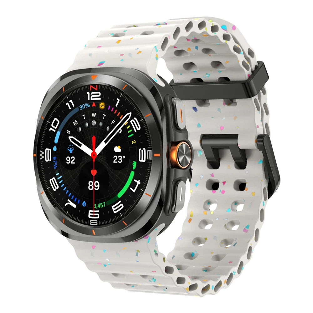 Quick-Release Water-Resistant Sport Watch Bands for Samsung Galaxy Watch Ultra