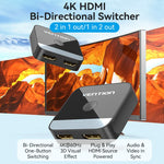 Vention HDMI 2.0 Bidirectional Switcher 4K@60Hz for PlayStation 5