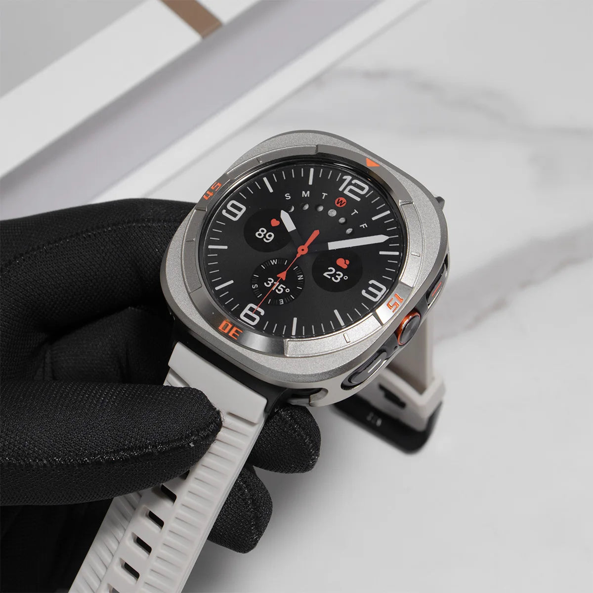 Protective Aluminum Alloy Hard Case for Samsung Galaxy Watch Ultra (2025)