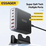 Essager 85W GaN 6-Port USB-C Desktop PD Fast Charging Station