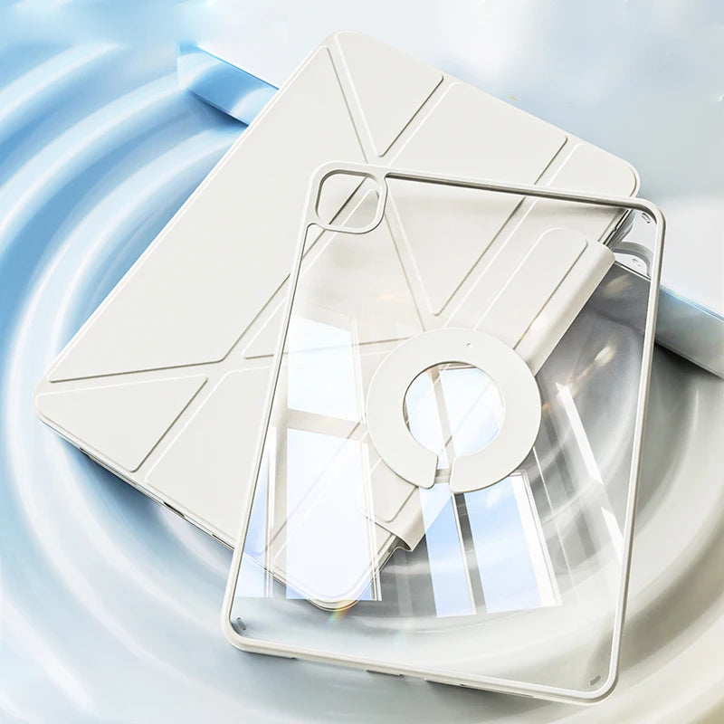 iPad Air M3 (2025) Slim Trifold Stand Case with Strong Magnetic Attachment