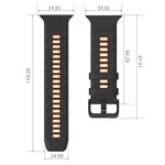 Two-Tone Silicone Replacement Band for Apple Watch