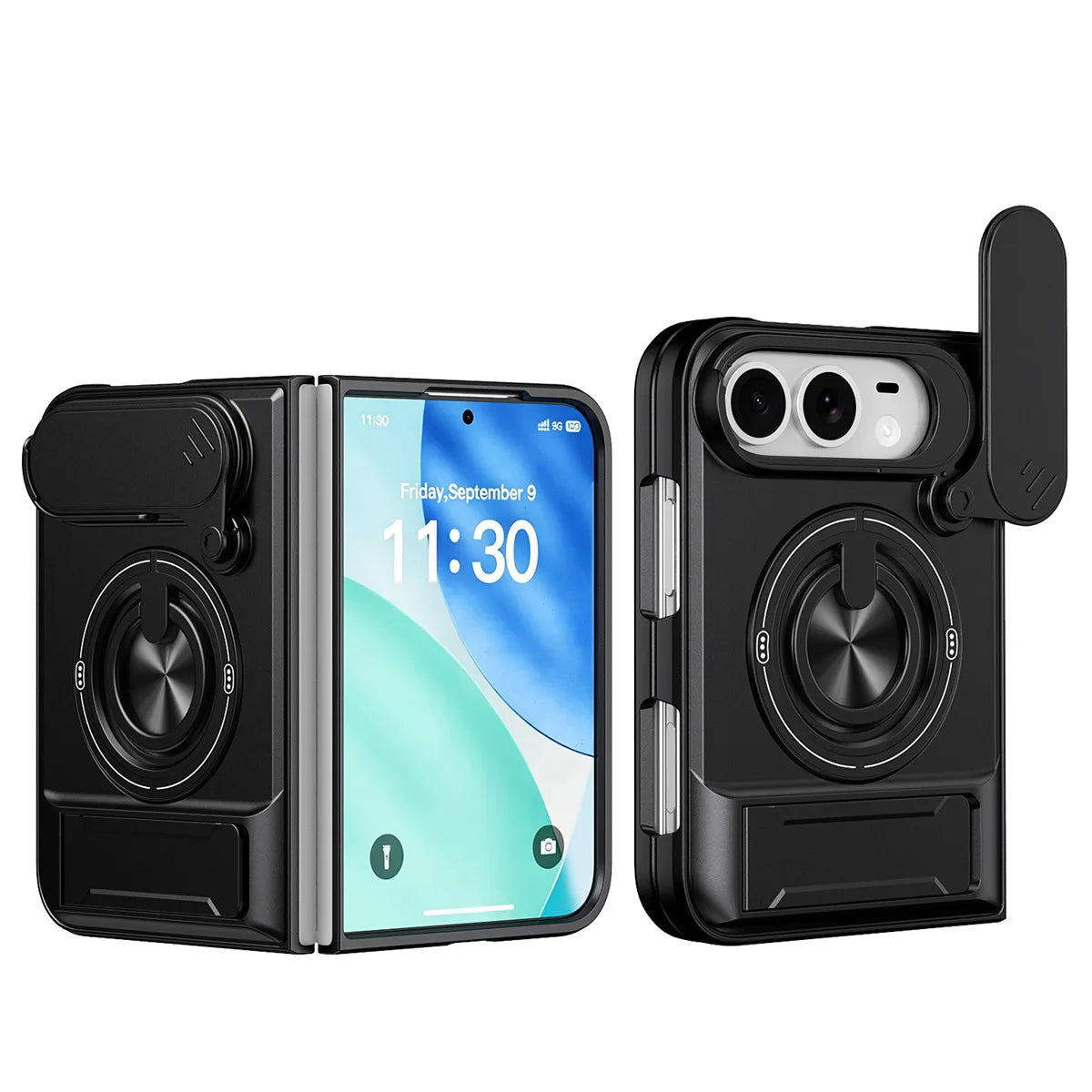Sliding Camera Lens Protector Case for iPhone Duo