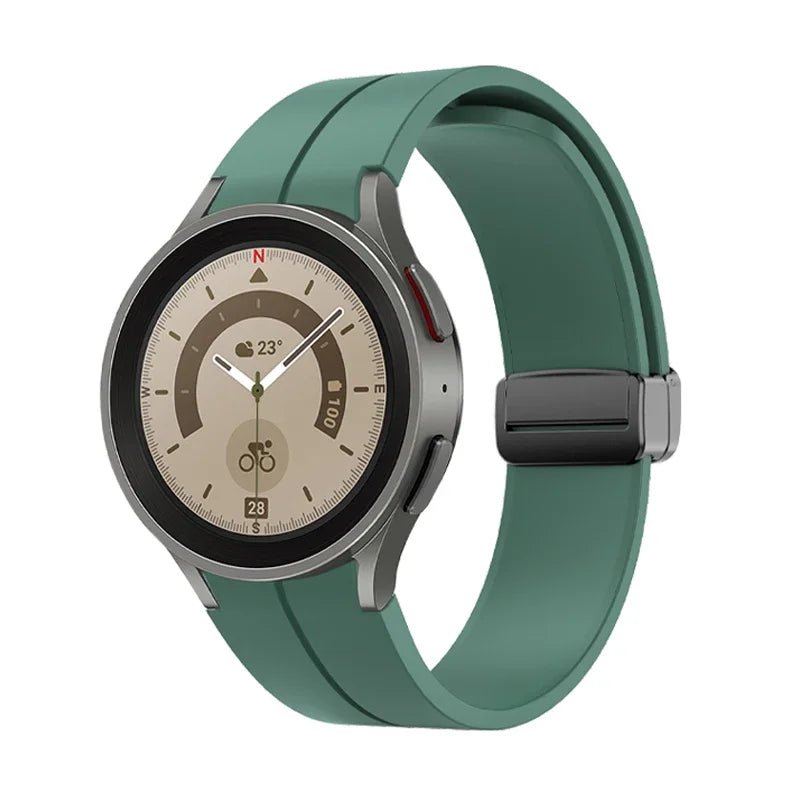 Comfort Silicone Sport Strap with Magnetic Closure for Samsung Galaxy Watch 7