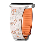 Bauhinia Print Silicone Band for Samsung Galaxy Watch 8 and Galaxy 8 Classic