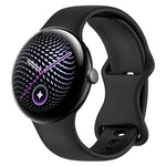 Silicone Quick-Release Watch Band with 8-Shape Anchor for Google Pixel Watch 3