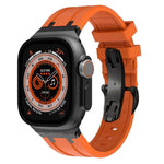 Apple Watch Flexible Rubber Band with Secure Clasp