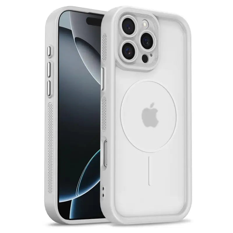 MagSafe Compatible Luxury Transparent Bumper Case for iPhone 16 Series
