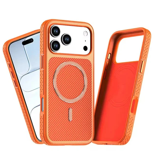 Transparent MagSafe Case with Raised Camera Protection for iPhone 17 Series