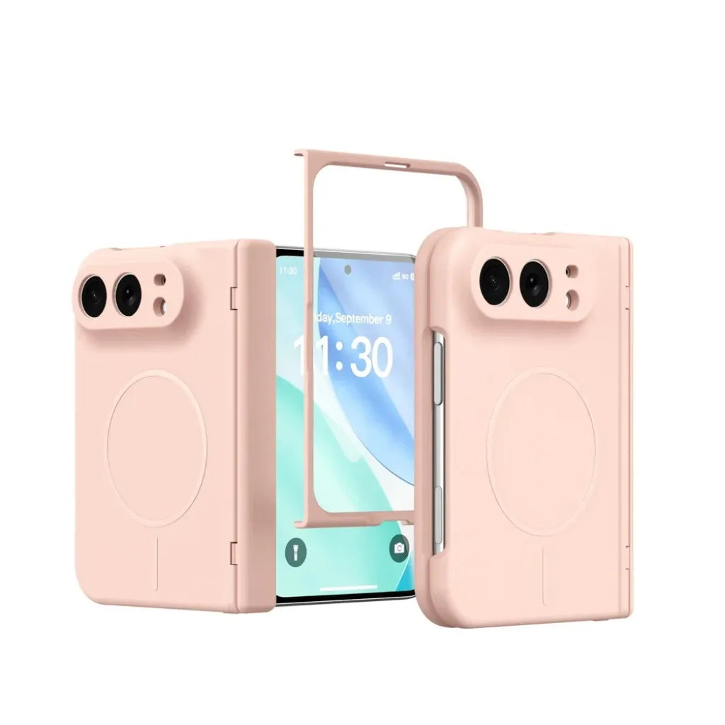 MagSafe Fold Case with Tempered Glass Screen Protection for iPhone Duo