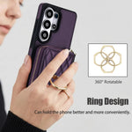 Crossbody Leather Wallet Case with Wrist Lanyard for Samsung Galaxy S26 Series
