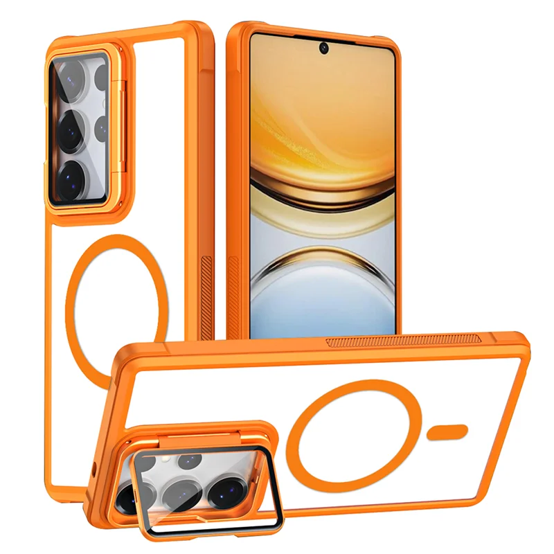 Shockproof Magnetic Case with Camera Cover Stand for Samsung Galaxy S26 Series