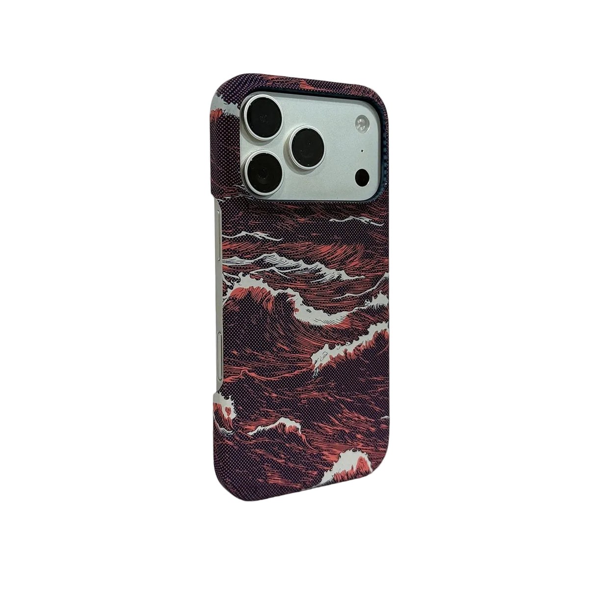 Ocean Wave Pattern Kevlar MagSafe Case for iPhone 17 Series
