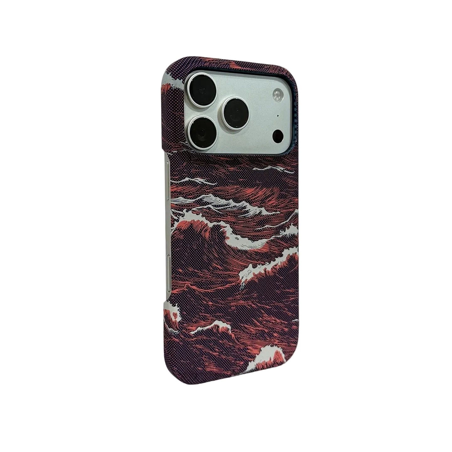Ocean Wave Pattern Kevlar MagSafe Case for iPhone 17 Series