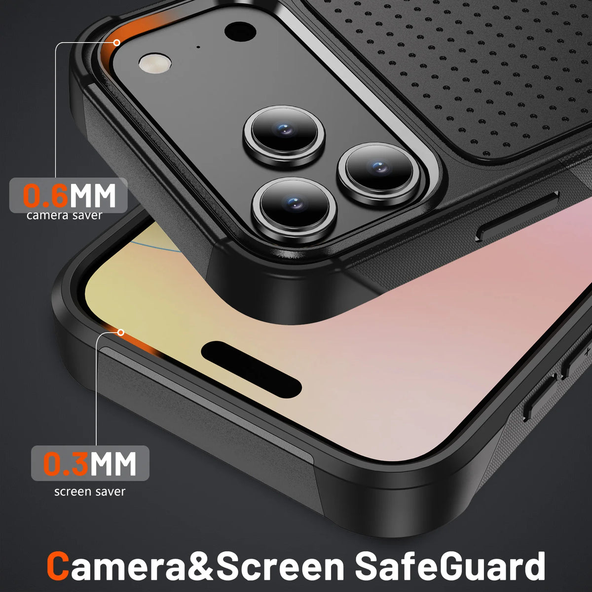 Reinforced Corner Bumper Shockproof Case for iPhone 18 Series