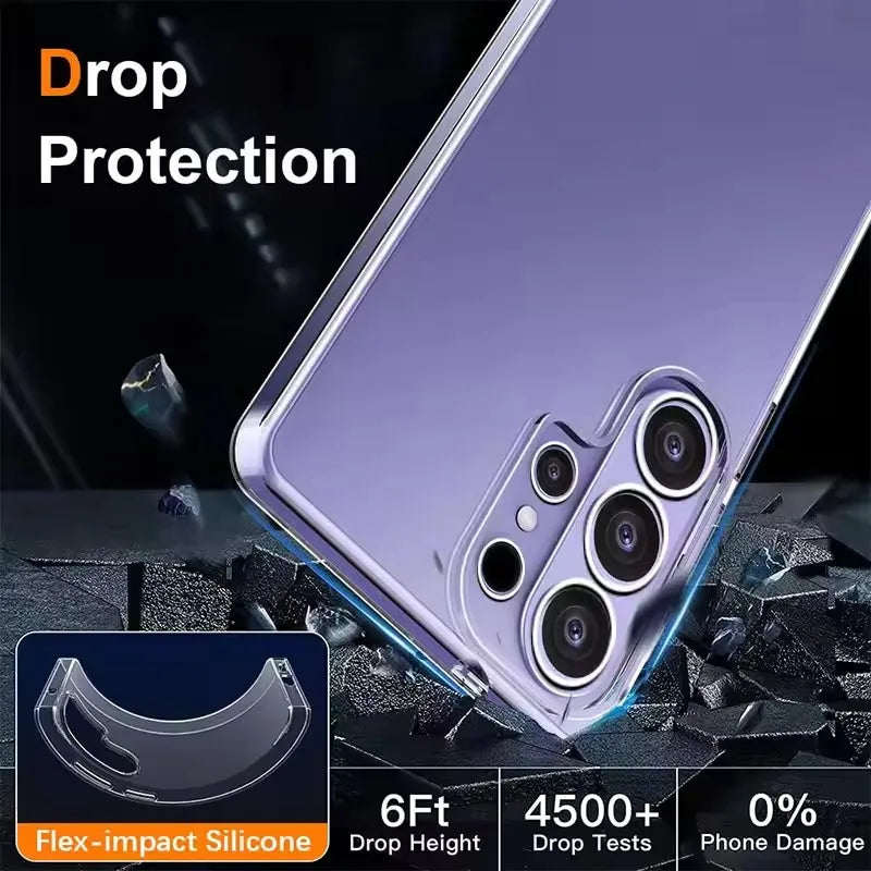Ultra-Thin Transparent TPU Case for Samsung Galaxy S26 Series