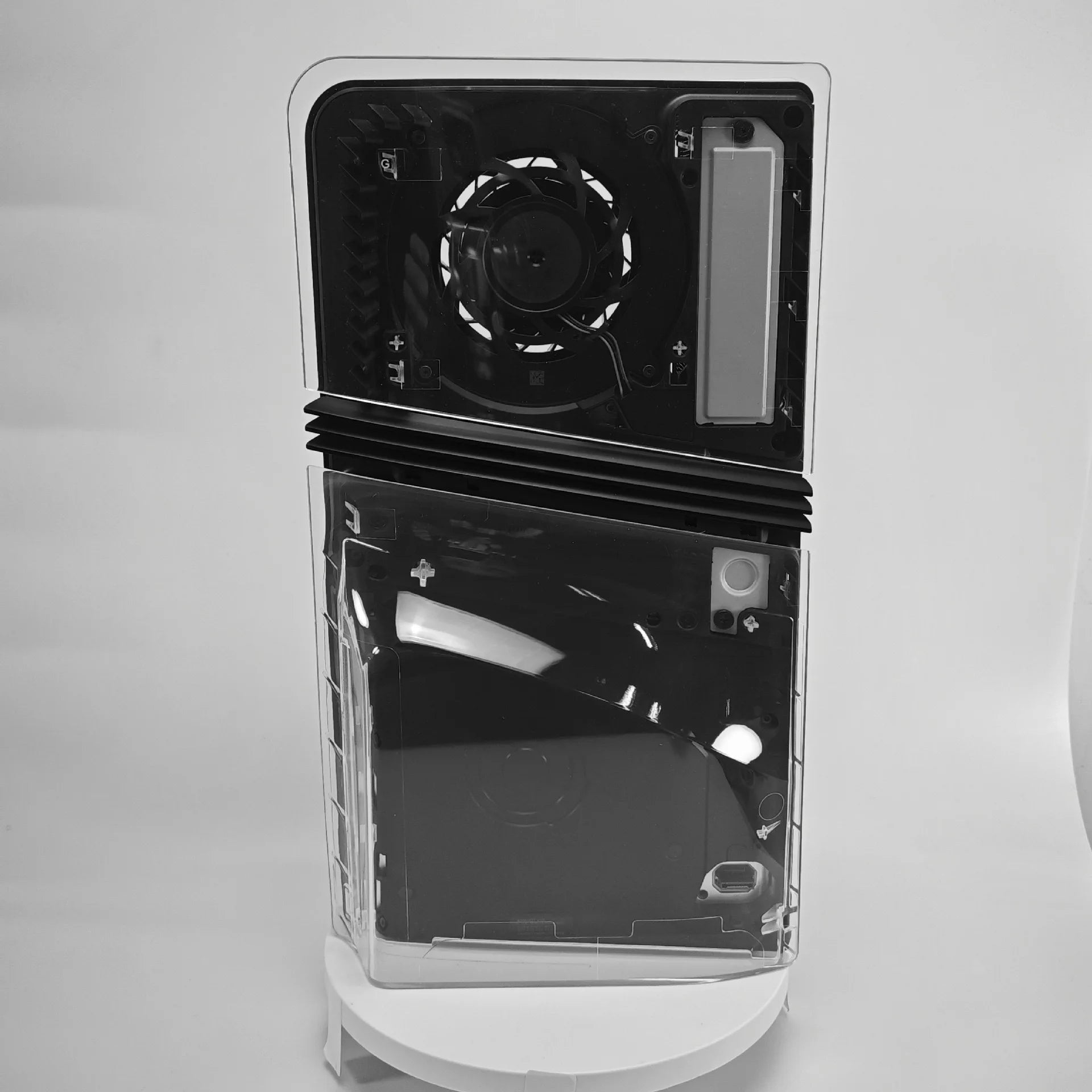 Protective Transparent Faceplate Shell for PlayStation 5 Pro Disc Edition