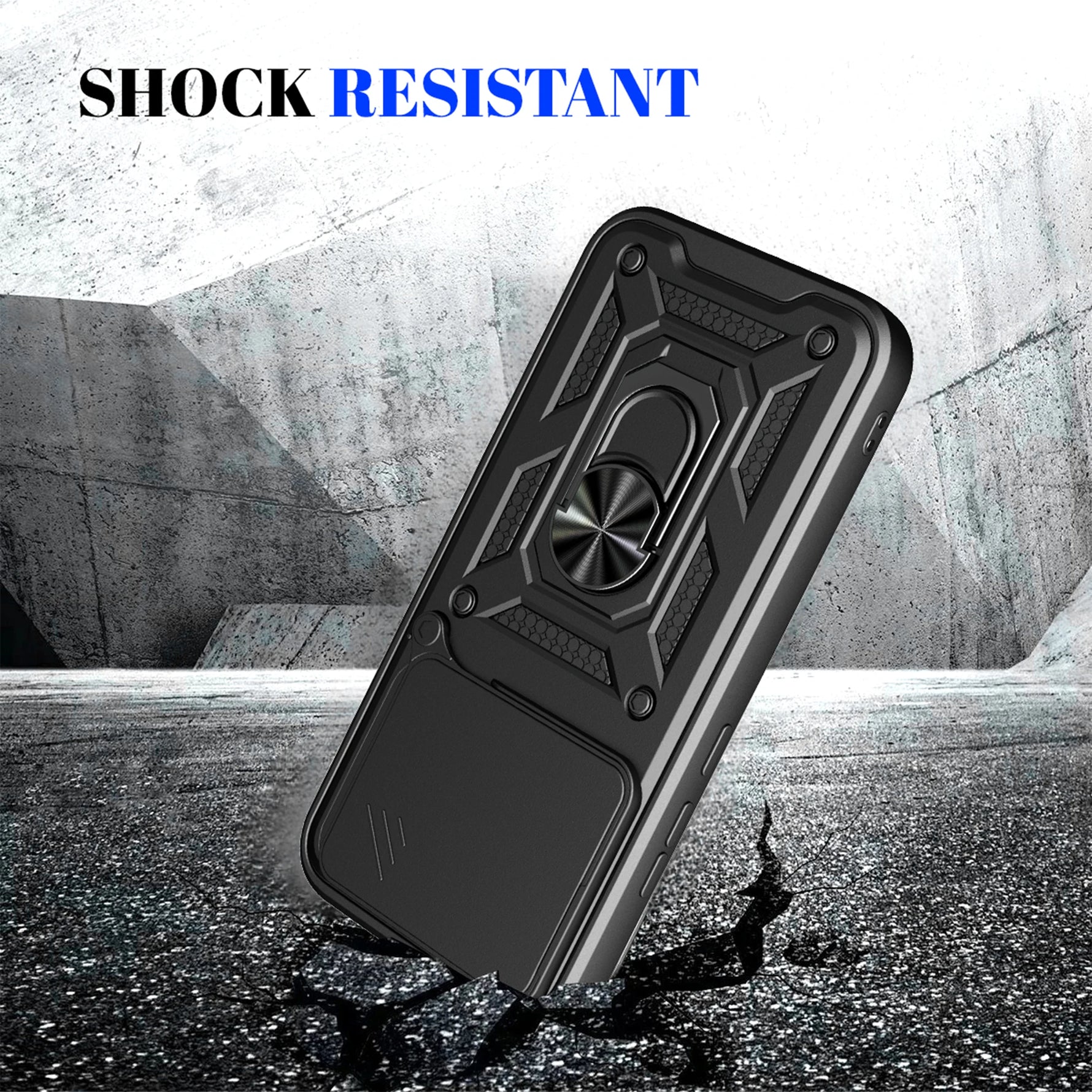 OnePlus 15 Rugged Protective Case with Ring Stand