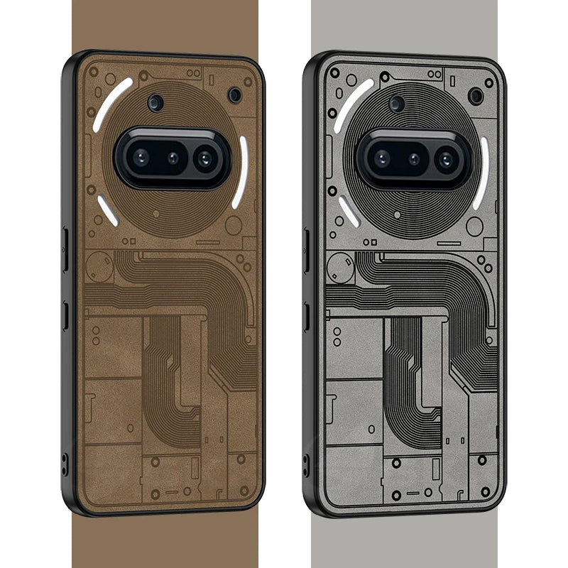 Frosted Matte Leather Case for Nothing Phone 3a / 3a Pro