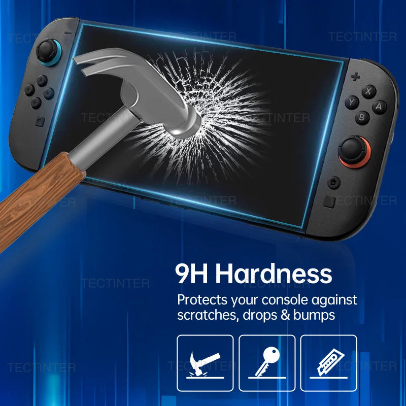 9H Tempered Glass Screen Protector for Nintendo Switch 2 (2025)